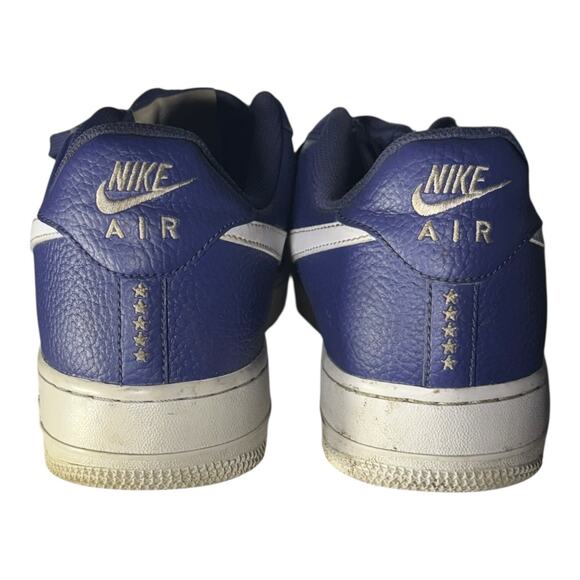 Nike Air Force 1 '07 Low Blue Recall (AA4083-401) Men’s Size 12 Blue White - Picture 5 of 8